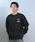 GRIZZLY/G25FW-4302 EMBROIDERY BEAR CREW NECK  長袖 裏起毛 クルーネックトレーナー スウェット バックプリント グリズリー メンズ ムラサキスポーツ