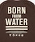 Hurley/SWEAT BORN FROM WATER CREW MCFL252014 裏毛 トレーナー スウェット クルーネック バックプリント ハーレー メンズ ムラサキスポーツ