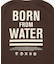 Hurley/SWEAT BORN FROM WATER CREW MCFL252014 裏毛 トレーナー スウェット クルーネック バックプリント ハーレー メンズ ムラサキスポーツ