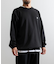 Hurley/SWEAT BORN FROM WATER CREW MCFL252014 裏毛 トレーナー スウェット クルーネック バックプリント ハーレー メンズ ムラサキスポーツ