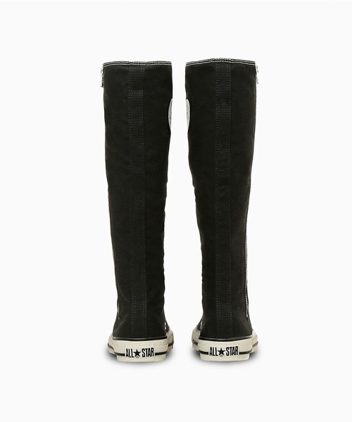コンバース ロングブーツ 黒 キャンバス 20ホール ファスナー付 オシャレ コンバース CONVERSE レディース オールスター Z XX-HI スニーカー