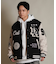 【限定】DEARLAUREL× Pla-Jac/LA VARSITY JACKET D25F-0101 スタジアム ジャケット 防風 スタジャン アウター ディアローレル×プラジャック メンズ ムラサキスポーツ限定