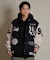 【限定】DEARLAUREL× Pla-Jac/LA VARSITY JACKET D25F-0101 スタジアム ジャケット 防風 スタジャン アウター ディアローレル×プラジャック メンズ ムラサキスポーツ限定