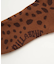 BILLABONG/23～25cm LEOPARD HIGH SOCKS BF014-944 レオパード柄 ソックス 靴下 ハイソックス ビラボン ユニセックス メンズ レディース ムラサキスポーツ