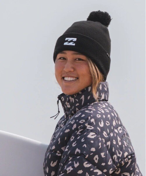 BILLABONG/HI GG PONPON BEANIE BF014-910 ポンポンビーニー ニット帽