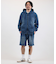 【限定】DEARLAUREL/CUT DNM PARKA DL26S-1201 カットデニムパーカー デニムジャケット ディアローレル メンズ ムラサキスポーツ限定