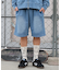 【限定】 DEAR LAUREL/DL26S-3306 カットデニムショートパンツ CUT DNM SHORTS ハーフパンツ シンプル ディアローレル メンズ ムラサキスポーツ限定