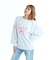 ROXY/ROXY WITH HEART PULLOVER RPO261072 クルーネックスウェット トレーナー ミニ裏毛 ロキシー レディース ムラサキスポーツ