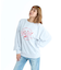 ROXY/ROXY WITH HEART PULLOVER RPO261072 クルーネックスウェット トレーナー ミニ裏毛 ロキシー レディース ムラサキスポーツ