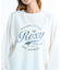 ROXY/ROXY WITH HEART PULLOVER RPO261072 クルーネックスウェット トレーナー ミニ裏毛 ロキシー レディース ムラサキスポーツ