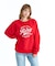 ROXY/ROXY WITH HEART PULLOVER RPO261072 クルーネックスウェット トレーナー ミニ裏毛 ロキシー レディース ムラサキスポーツ