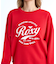 ROXY/ROXY WITH HEART PULLOVER RPO261072 クルーネックスウェット トレーナー ミニ裏毛 ロキシー レディース ムラサキスポーツ