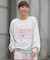 ROXY/ROXY WITH HEART PULLOVER RPO261072 クルーネックスウェット トレーナー ミニ裏毛 ロキシー レディース ムラサキスポーツ