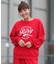 ROXY/ROXY WITH HEART PULLOVER RPO261072 クルーネックスウェット トレーナー ミニ裏毛 ロキシー レディース ムラサキスポーツ