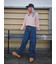 RVCA/BG043701 RECESSION DENIM PANTS ロンパン パンツ ルーカ レディース ムラサキスポーツ