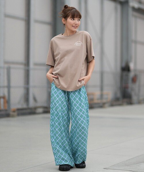 ROXY/FLOWER SOUL RPT261069 ロングパンツ ワイドパンツ 花柄