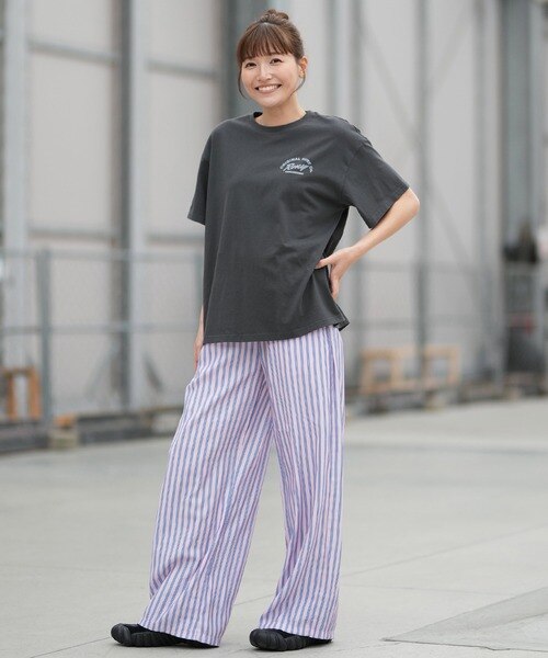 ROXY/FLOWER SOUL RPT261069 ロングパンツ ワイドパンツ 花柄