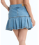 ROXY/	BLOOM RSK261070 スカート プリーツ デニム ミニスカート インナーパンツ付き ロキシー レディース ムラサキスポーツ