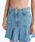 ROXY/	BLOOM RSK261070 スカート プリーツ デニム ミニスカート インナーパンツ付き ロキシー レディース ムラサキスポーツ