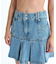 ROXY/	BLOOM RSK261070 スカート プリーツ デニム ミニスカート インナーパンツ付き ロキシー レディース ムラサキスポーツ
