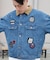 【限定】SANTACRUZ/502261101 SC PATCHES DENIM JACKET デニムジャケット サンタクルーズ メンズ ムラサキスポーツ限定