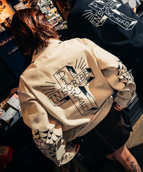 Dickies×INSCRIBE TATTOO コラボモデル MS X INS CROSS PRINT JK