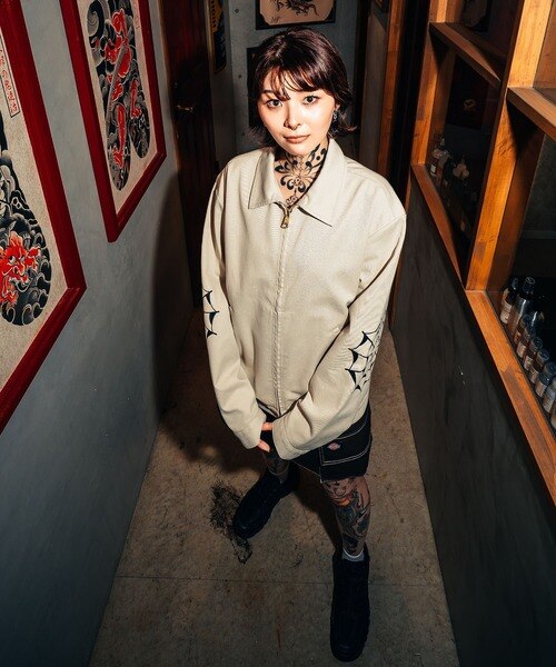 Dickies×INSCRIBE TATTOO コラボモデル MS X INS CROSS PRINT JK