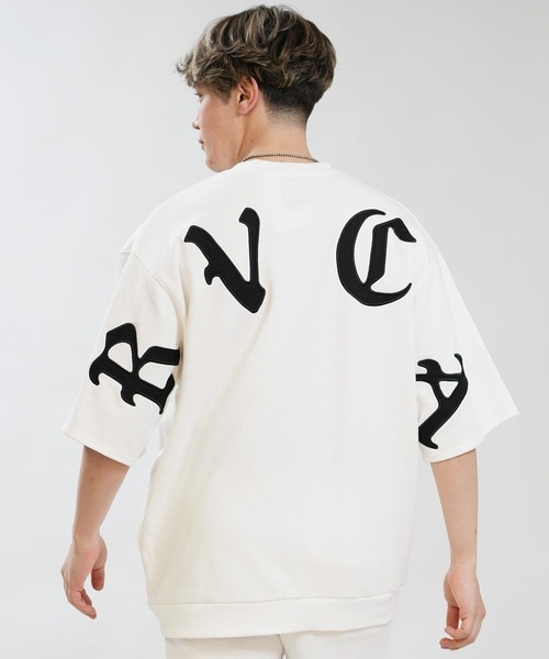 RVCA/BACK SIDE ARCH IRON SS BG041002 トレーナー スウェット 半袖 T