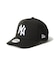 NEW ERA/キッズ 14671592 Youth 9FORTY A-Frame Black & White モノトーン ニューヨーク･ヤンキース キャップ 帽子 ニューエラ 男の子 女の子 ムラサキスポーツ