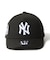 NEW ERA/キッズ 14671592 Youth 9FORTY A-Frame Black & White モノトーン ニューヨーク･ヤンキース キャップ 帽子 ニューエラ 男の子 女の子 ムラサキスポーツ