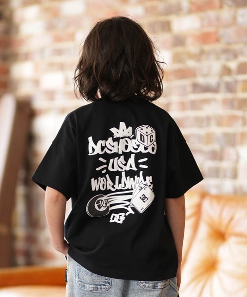 DC/キッズ YST261512 26 KD GRAFFITI SS 半袖Tシャツ ディーシー