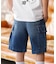 DC/キッズ YWS261504 26 KD WIDE CARGO SHORT ストレッチ ワイドシルエット カーゴパンツ ショートパンツ デニム ディーシー 男の子 女の子 ムラサキスポーツ