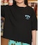 BILLABONG/キッズ GIRL BG015250 SQUARE LOGO ルーズクロップドフィット 半袖Tシャツ ビラボン 女の子 ムラサキスポーツ