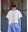 THE NORTH FACE/キッズ GIRL ショートスリーブワイドショートティー ショート丈 UPF15-30 半袖Tシャツ ザ・ノースフェイス 女の子 ムラサキスポーツ