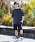 RVCA/BG041210 BACK SIDE ARCH SS ヘビーウェイト 半袖Tシャツ ルーカ メンズ ムラサキスポーツ
