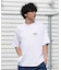 【限定】RVCA/BG041P05 半袖 Tシャツ バックプリント BALANCE HEX LINE ST ルーカ メンズ ムラサキスポーツ限定