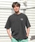 【限定】RVCA/BG041P05 半袖 Tシャツ バックプリント BALANCE HEX LINE ST ルーカ メンズ ムラサキスポーツ限定