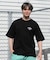 【限定】RVCA/BG041P05 半袖 Tシャツ バックプリント BALANCE HEX LINE ST ルーカ メンズ ムラサキスポーツ限定