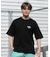 【限定】RVCA/BG041P05 半袖 Tシャツ バックプリント BALANCE HEX LINE ST ルーカ メンズ ムラサキスポーツ限定