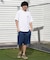 【限定】RVCA/BG041P05 半袖 Tシャツ バックプリント BALANCE HEX LINE ST ルーカ メンズ ムラサキスポーツ限定