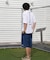 【限定】RVCA/BG041P05 半袖 Tシャツ バックプリント BALANCE HEX LINE ST ルーカ メンズ ムラサキスポーツ限定