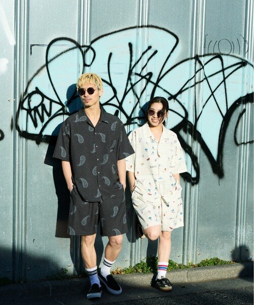 ムラサキスポーツ限定】DEAR LAUREL/DL26S-2403 VACATION SHIR 水陸