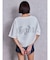 GYDA/072622733301 GD BACK GYDA BIG 半袖Tシャツ ジェイダ レディース ムラサキスポーツ