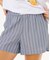 RIP CURL/051WWS パンツ ショーツ セットアップ対応 BEACH DAYS PINSTRIPE インポート リップカール レディース ムラサキスポーツ