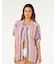 RIP CURL/06YWSH ブラウス シャツ 半袖シャツ セットアップ対応 VENTURA VISCOSE S/S SHIRT インポート リップカール レディース ムラサキスポーツ