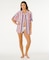 RIP CURL/06YWSH ブラウス シャツ 半袖シャツ セットアップ対応 VENTURA VISCOSE S/S SHIRT インポート リップカール レディース ムラサキスポーツ