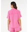 RIP CURL/071WSH ブラウス シャツ 半袖シャツ セットアップ対応 HOTEL MALIBU EMBROID インポート リップカール レディース ムラサキスポーツ