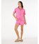 RIP CURL/071WSH ブラウス シャツ 半袖シャツ セットアップ対応 HOTEL MALIBU EMBROID インポート リップカール レディース ムラサキスポーツ