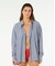 RIP CURL/072WSH ブラウス シャツ セットアップ対応 BEACH DAYS PINSTRIPE インポート リップカール レディース ムラサキスポーツ