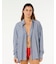 RIP CURL/072WSH ブラウス シャツ セットアップ対応 BEACH DAYS PINSTRIPE インポート リップカール レディース ムラサキスポーツ